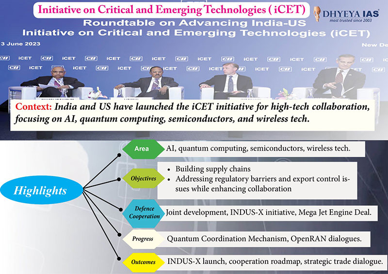 Initiative on Critical and Emerging Technologies ( iCET)