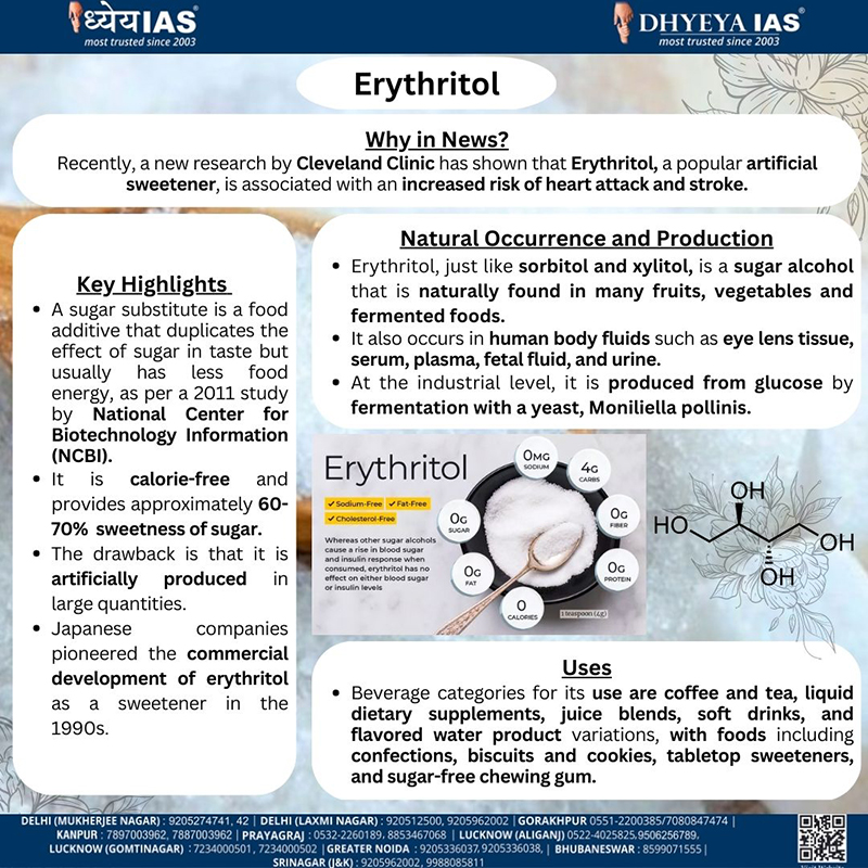 Info-paedia : Erythritol